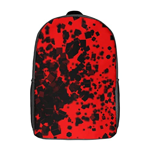 Sac à dos imprimé 3D 17 pouces pour école et activités artistiques