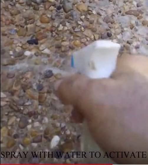 Miniatura 6 de ConSandtrate Llenador de grietas de hormigón - Bronceado con grava de guisantes - 3 libras (botella individual) para rellenar grietas de concreto en