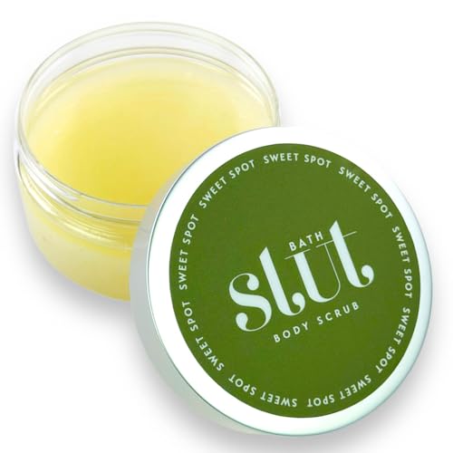 Bathslut Gentle Exfoliating Dead Sea Salt Body Scrub - Natural Oils | Moisturizing Scrub | Remove Dead Skin | Reduce Cellulite | Anti-Aging | Luxury Gift cover