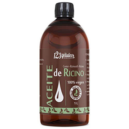 Aceite de Ricino 1L - 100% virgen - 1a presión en frío - Ricinus Communis