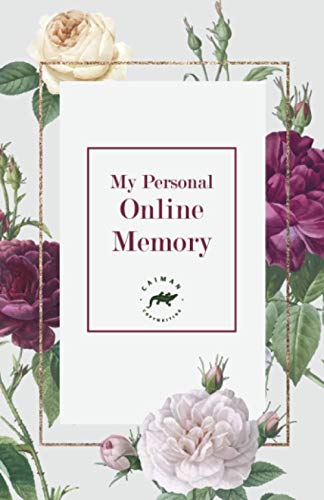 My Personal Online Memory: Password Book Small | Internet Password Logbook Organizer with A-Z Tabs | Small Password Journal with Alphabetical Tabs and also Passwords Ideas List