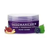 Kaeso Mulberry & Pomegranate Sorbet Hand Scrub 95ml – Gentle Exfoliating Hand Scrub – Smooths & Softens Hands – Hydrating Manicure Care – Professional Skincare