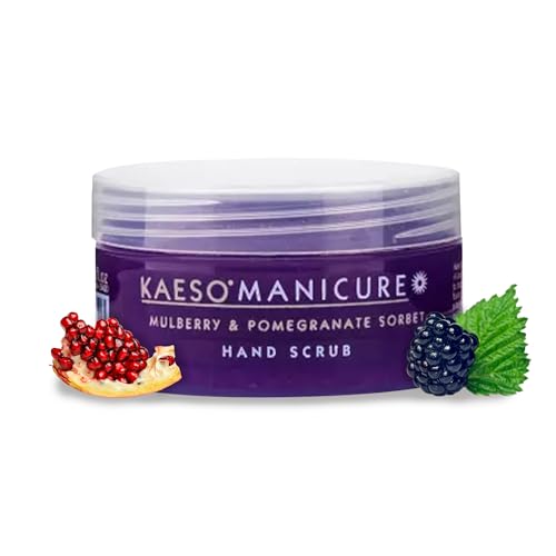 Kaeso Exfoliante de Manos con Mora y Granada que Hidrata y Renueva la Piel 95ml - Exfoliante Granulado para Manos que Elimina Células Muertas - Rejuvenecedor que Aporta Suavidad y Luminosidad
