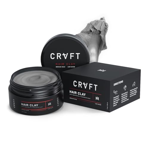 CRVFT Hair Clay 2oz | Medium Hold/Zero Shine Matte Finish