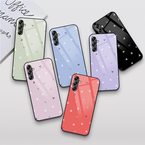 Image of COLORflow Back Cover Compatible with Samsung Galaxy A14 5G / 4G | Family of Hearts Color Customized | Shockproof TPU Bumper with Camera Protection Back Cover Compatible with Samsung Galaxy A14 5G / 4G