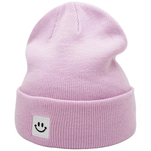 Image of 55cube Unisex Winter Beanie Hats Warm Thick Knit Cuffed Skullcaps