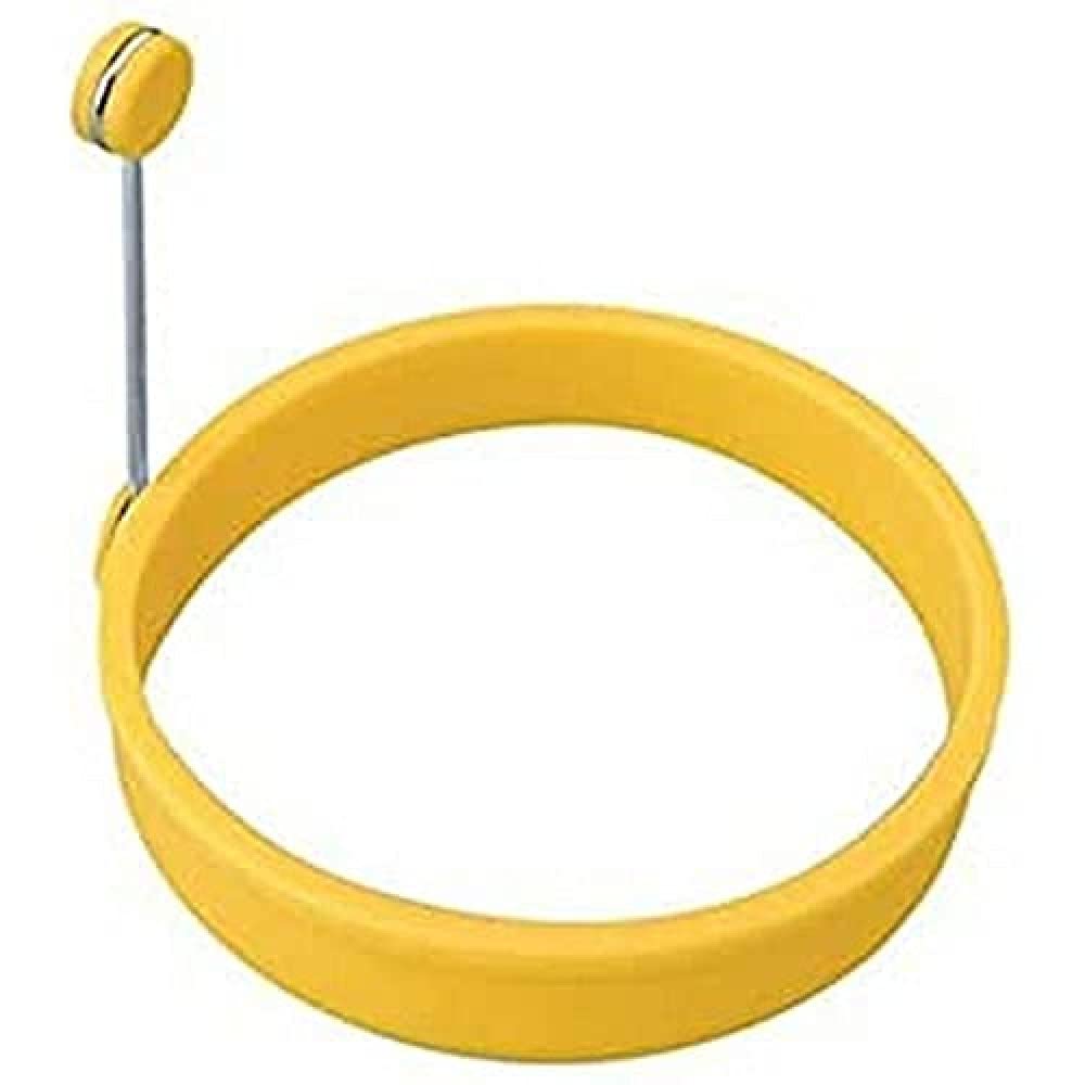 Lacor Yellow 68080 Silicone Round Shape Egg Mould, 30 X 10 X 2 Cm,