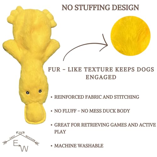 Duck and Octopus Dog Toy Set  Crinkle Squeaky Plush No Stuffing Interactive Calm Fun Cuddle Play  Large Medium Small Dogs and Puppy  Audible Stimulation  Bright Colors  Cucciolini Doodles Duck and octopus dog toy set  crinkle squeaky plush no stuffing interactive calm fun cuddle play  large medium small dogs and puppy  audible stimulation  bright colors   cucciolini doodles