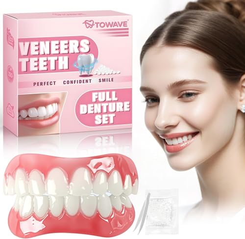 Veneers Teeth for Women and Men, Tooth Replacement Kit, Nature and Comfortable (1 Count (Pack of 1))