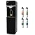 iSpring DS4B Bottleless Water Cooler Dispenser, Self Cleaning, Hot, Cold, and Room Temperature Settings, Free-Standing Water Cooler Dispenser with Filtration, Child Safety Lock, Black
