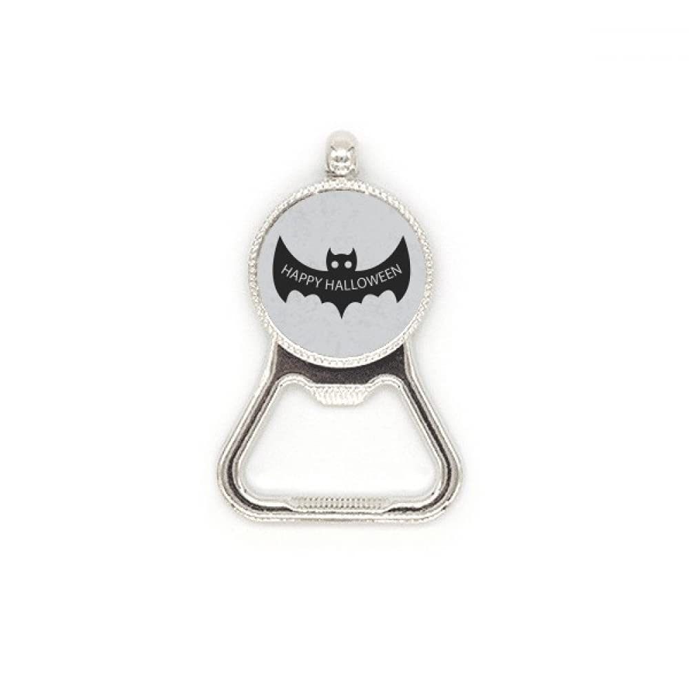 Décapsuleur en acier inoxydable premium motif chauve-souris noir pour amateurs de bière