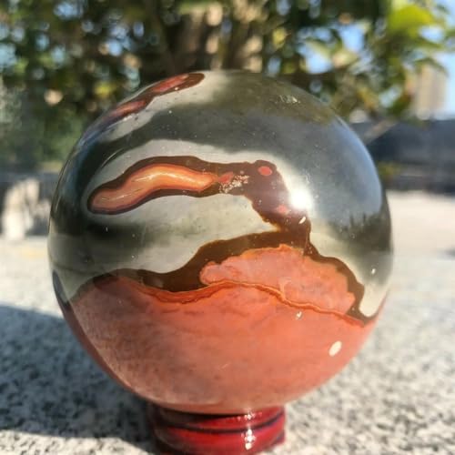 Cristal de jaspe océan et quartz une pièce de collection haut de gamme
