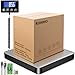 Produktbild KUAIVO Paketwaage, Hochpräzise Plattformwaage 200kg/10g mit LCD/Hold/Tara Funktion, Postwaage aus Edelstahl für Pakete, Gepäck, Lagerhaus, Unternehmen und für den Hausgebrauch, Aufladbar