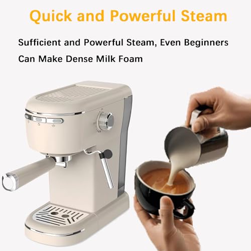 Cafetera portátil semi automática 1.08 L tanque miniatura 5