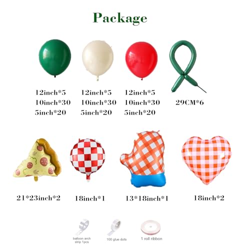 Kit décorations fête pizza pour harmoniser facilement votre table sans chercher les accessoires