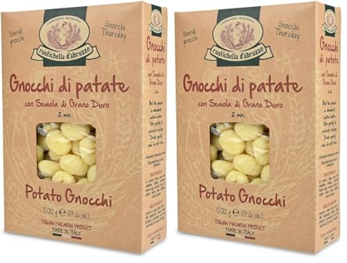 Rustichella d'Abruzzo Potato Gnocchi - 500g Traditional Italian Dumplings -