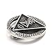 Gungneer Sigil of Lucifer Necklace Satanism Symbol Pendant Stainless Steel Chain Evil Satan Jewelry Gift Men Women