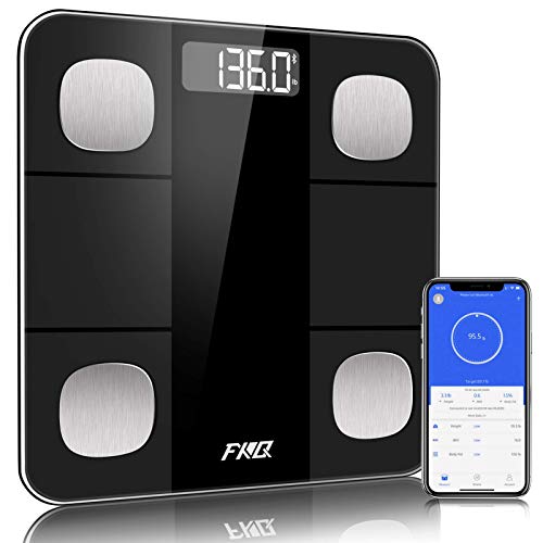 Body Fat Scale, Digital Bathroom Scale Bluetooth Scales for Body Weight, Smart BMI Scale Body Composition Analyzer Sync 14 Data, High Precise Wireless Weight Scale with Smartphone App