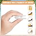 Handepo 3 Pairs Gel Metatarsal Pads for Thong Forefoot Cushion Inserts Foot Pads Non Slip Shoe Cushion for Self Adhesive Sandals Thong Pads Toe Post Protector Pain of Foot Grip Pads for Women Men