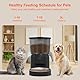 Balimo Futterautomat Katze, 3L katzenfutter automat, 2.4G WiFi Futterspender Katze, App Steuerung Mit Katzen Futterautomaten,1 bis10 Mahlzeiten pro Tag, Geeignet für Hunde und Katzen, Schwarz