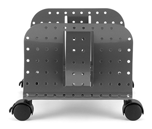 image for Allsop Metal Art CPU Caddy, Adjustable Width Mobile Computer Stand wit