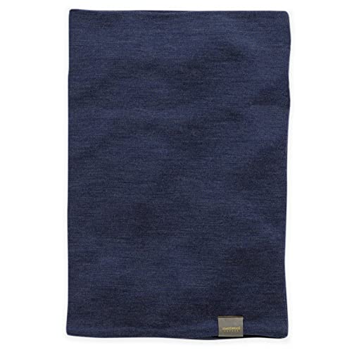 MERIWOOL 100% Merino Wool Ski Neck Gaiter Winter Neck Warmer for Women and Men