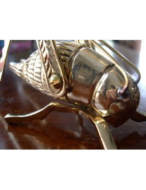 INsideOUT Solid Brass Cricket ~ Fireplace Crickets on The Hearth