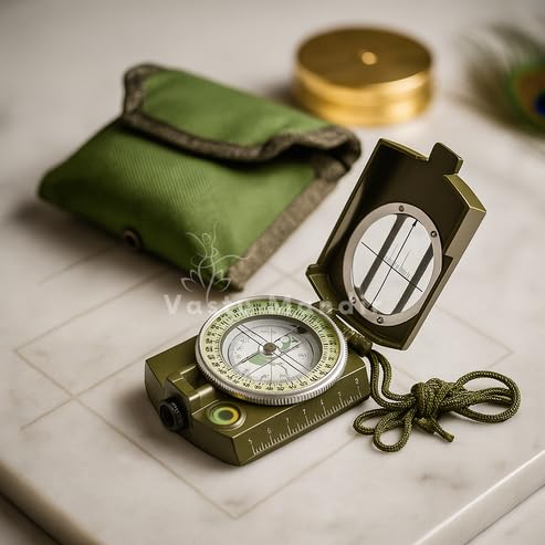 Image of Military Vastu Compass Vastu Remedy Accurate 16 Zone Direction Finder
