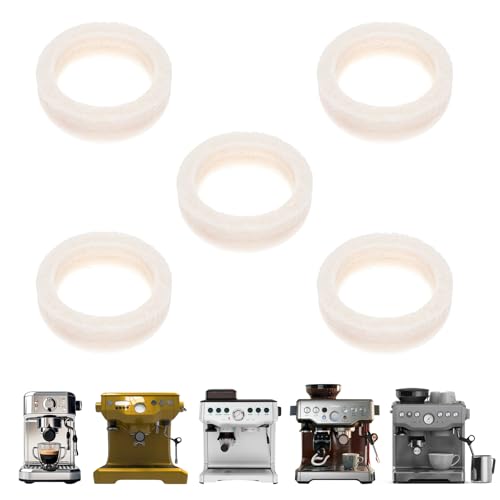 Larrel - 5 Pcs Felt Washer for Breville，Espresso Machine Pulverizer Compatible with BES870, BES878, BES880, BES980,BES990, BCG600, BCG820 Models Wool Ring Accessories