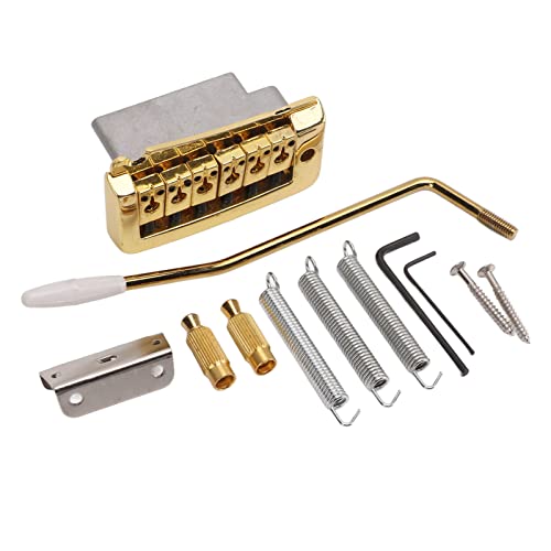 Pont de guitare électrique, ponts de guitare Cordier Installation facile Trémolo durable pour ST - Les Beatles, Paul McCartney, John Lennon, RIngo Starr, George Harrison Pont de guitare électrique, ponts de guitare Cordier Installation facile Trémolo durable pour ST