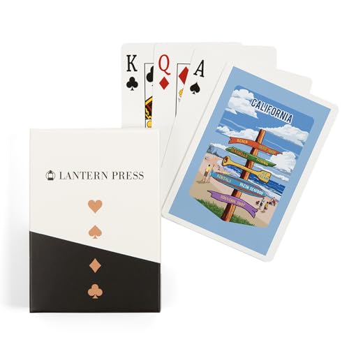 Baraja de Póker Lantern Press California 52 Cartas