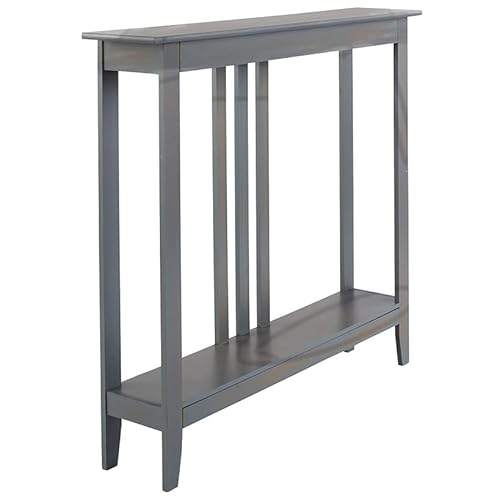 The Lakeside Collection Slim Space-Saving Accent Tables - Gray