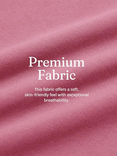 Image of Ladiyo Women T Shirt Dress Summer Fashion Mini Dress Crew Neck Short Sleeve Dress Solid Color Casual Dress with Pocket