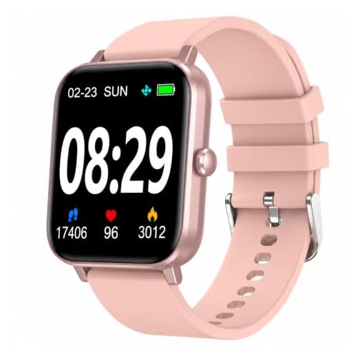 Choiknbo Smart Watch, Fitness Tracker Watch for Android/iOS Phones, Activity Trackers and Smartwatches with Heart Rate Monitor, Step Counter, Waterproof Smart Watches for Women