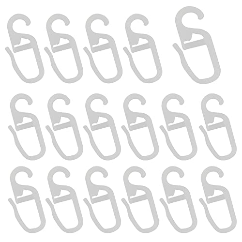 ZZLZX Vorhangschiene, Gleiter, Rollhaken, 50 Stück, Bettvorhang, spezielles Hakenzubehör, Universal-Vorhang-Schiebevorhang für Raumteiler, Deckenschiene Cover