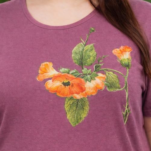 Image of In Love Women's Plus Size Longline T-Shirt with Side Pocket, 3 /4 Sleeve, Crew Neck
