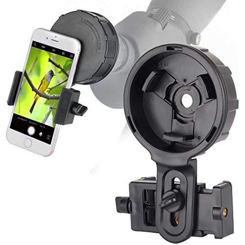 Gosky - Adaptador para prismáticos y miradores para captar belleza y compartirla con tus amigos, versión de alineación rápida para smartphone