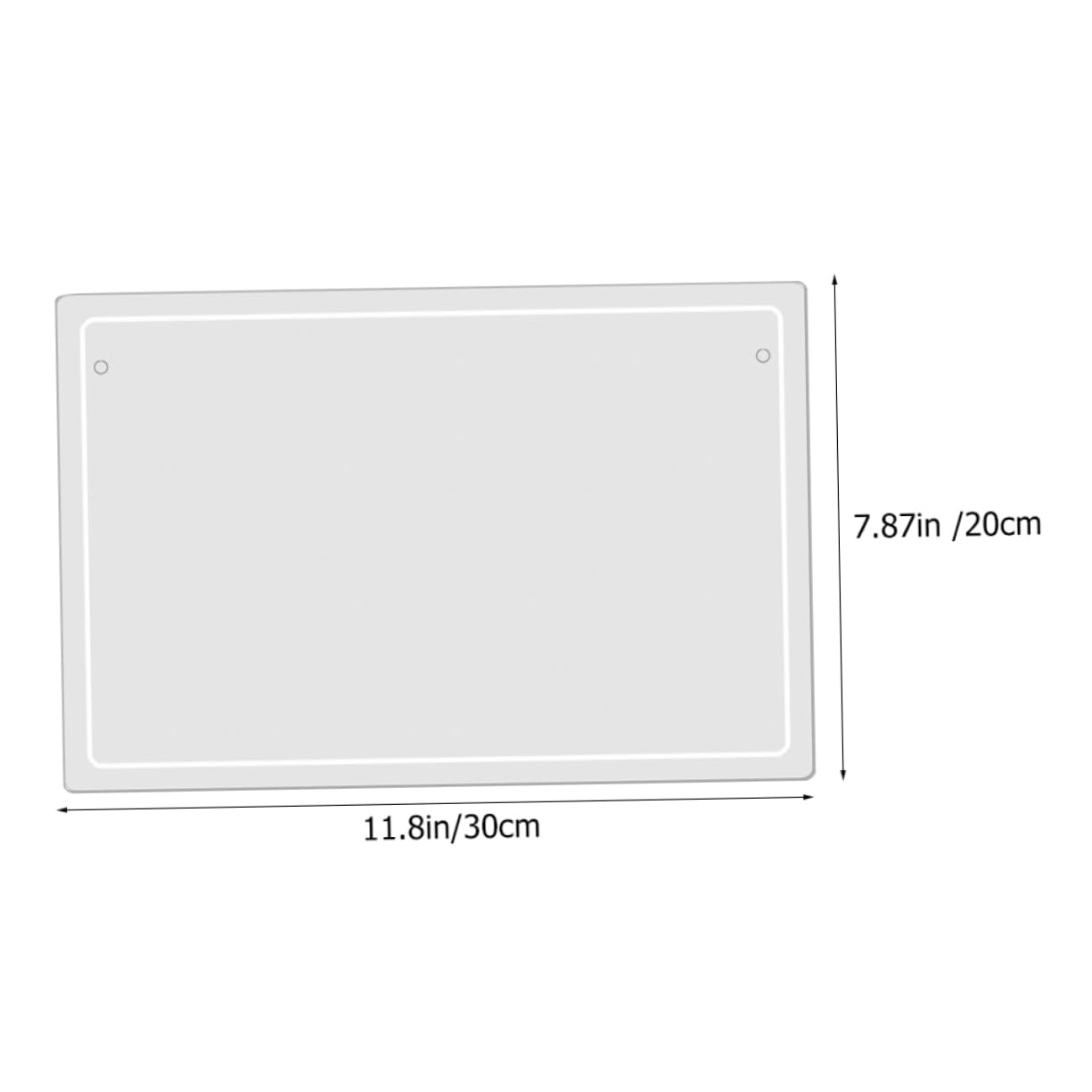 2sets Lavagne Trasparenti Per Scrittura Lavagne Da Tavolo Riutilizzabili Per Appunti e Pianificazione Giornaliera Scrivania Memo Board Con Stabilità Migliorata