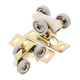 Remplacement du rouleau - convient aux portes de salon, de cuisine, de grange, de garage, d'entrepôt , poulie coulissante silencieuse