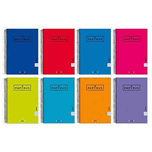 Cahier à spirales rigide Unipapel 80 feuilles idéal pour le bureau