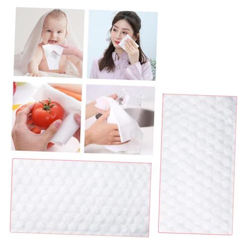 TOGEVAL 使い捨て乾湿両用フェイスタオル 柔らか素材 メイク落とし対応 携帯便利 旅行や日常ケアに 入り