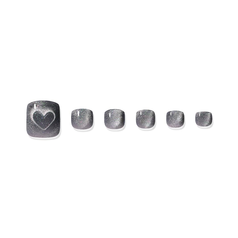 【DASHING DIVA】マジックプレス ラブウェーブ 24 チップ ペディキュア ネイルチップ Magic Press Love Wave 24 Tips Pedi