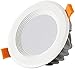 ZMY LED Éclairage encastré incorporé LED Léger ÉPI Downlight 3 Pouces 4 Pouces ÉPI Lampe de Panneau Rond 300 0K 4000K 6000K 7W, 12W, 20W, 25W (Couleur : 25W, Size : 6000K White Light)