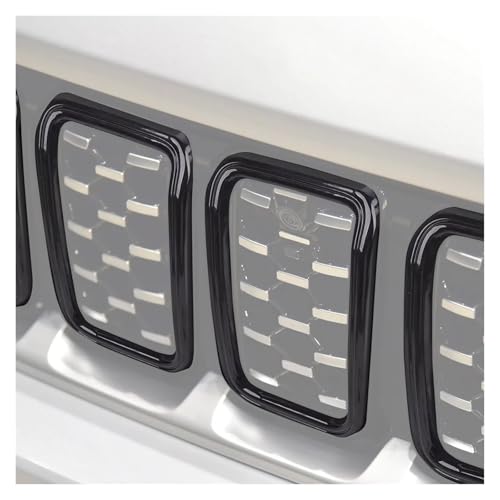 Grille pare-choc avant Jeep Compass 2021-2025 inserts noirs