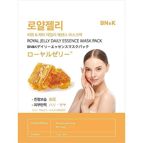 BN&K シートマスク 個包装 フェイスパック 韓国 全 1 種 100枚 セット 韓国コスメ フェイスパック 大容量 100枚 フェイスパック 個包装 ((2)ローヤルゼリー)