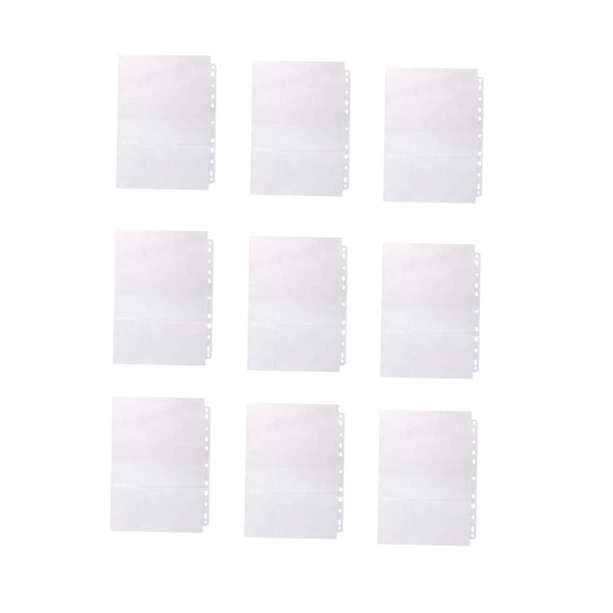 LIFKICH 9 Pocket Photo Album Pages Standard Album Pages for Collector 90 Pockets