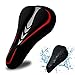 Inroserm Coprisella Bici in Gel Morbido Comodo con Copertura Impermeabile e Antipolvere per MTB, Bici da Corsa (Rosso)