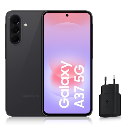Samsung Galaxy A37 5G, Smartphone Android, 256 Go, Chargeur Secteur Rapide 25W Inclus, Smartphone...