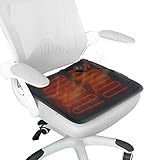 TISHIJIE Heated Seat Cushion for Office Chair - with Intelligence Temperature Controller Heated Seat Cover for Home