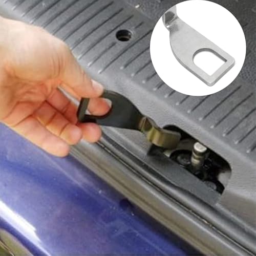 iguTrail Heckklappenaufsteller, Auto Heckklappen Aufsteller Für Frischluft, Edelstahl Auto Heckklappen-Abstandshalter Passend Für T5 T6, Frischluftschloss-Haken-Halterung